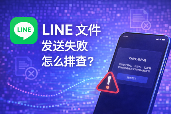 LINE 文件发送失败怎么排查？