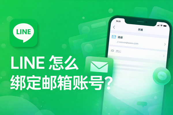 LINE 怎么绑定邮箱账号？